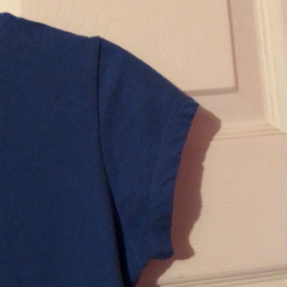 Texas Rangers Logo Graphic Blue T-Shirt Girls Large L 10/12 MLB Baseball Fun - Picture 10 of 12